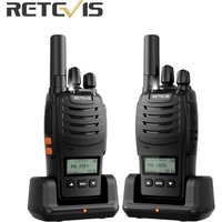 Retevis H777D Walkie Talkie PMR446 Portable License-Free LCD Display Radio Long Range Type-C Camping Use