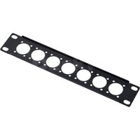 DeskPi Rackmate Accessories 10 inch 1U D-type Patch Panel Rack Mount 7D Rackmate XLR HDMI AV RJ45