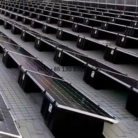 Plastic Ground Bracket Polypropylene Ballast for Roof Mount Solar Panel Roof Ballast Mounting for Solar Roof Solar Energy System
