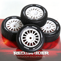 RED SPIDER 4Pcs 1/14 RC Racing Car Tires On Road Tyre Wheel OD 58 mm 12mm Hex for HPI HSP KYOSHO Tamiya XV01 TT02 PTG2 TA06 MJX