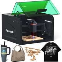 ACMER K1 Mini Tragbarer Laser-Gravierer Schneidemaschine DIY-Design Markierungsmaschine für Farbpapier Holz Glas Acryl Maschine für Anfänger