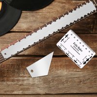 Miwayer Set of 3,String Action Ruler Gauge,Fret Rocker String Height Gauge/for Notched Straight Edge Guitar Luthiers Tool