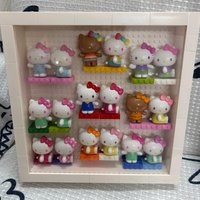 Kt Cat Summer Rainbow Candy Series Blind Box Mini Action Figure Cute Desktop Decor Display Collectible Toys Kids Festival Gifts