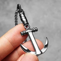 Simple Anchor Men Necklaces Stainless Steel Pendant Chain Women Fashion Jewelry Punk New In Unique Accessories Gifts Wholesale