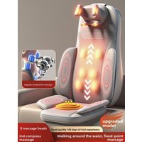 5 Vibrations Waist Hips Electric Back Massager Cervical Massage Chair Seat Cushion for Body Shiatsu Heated Kneading Relaxarion