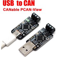 USB To CAN Tool CANable Adapter PCAN-View communication Analysis CANBUS CandleLight Slcan Klipper Firmware Debugger Software