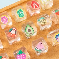 1/3/5/12Pcs Slow Rebound Ice Cubes Squishy Squeeze Toy Stress Relief Sensory Fidget Kids Adults ADHD Autism Relax Favors Gifts