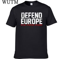 Defend Europe T Shirt 100% Cotton Men Shirt
