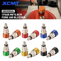 M5x0.8 Waterproof Front Fork Bleeder Relief Valve For Yamaha YZ TTR WR Suzuki DRZ RM RMZ Kawasaki Honda 125-450F Motorcycle