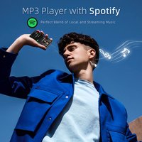 Android 13 Music Player MP3 Bluetooth and WiFi HiFi Walker G7 Lossless Flac Spotify Tidal, 50H Playback, 4-inch Touch Screen