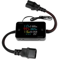 KWS-DC26 Battery Charging Tester LCD Digital Voltmeter Ammeter Power Energy Meter Color Screen Battery Monitor 20A/25A/35A/50A