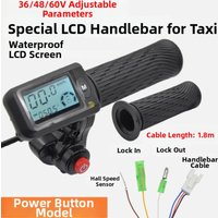 /Electric /Scooter /Throttle Controller 36V 48V 60V LCD Display Control Handlebar Grip For E-Bike Electric Bicycle Parts