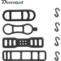 Bicycle Front Light Torch GEL Silicone Fixing Band Helmet Pump Rubber Fastening Strap 18-26cm Stretch MTB Road Bike Parts