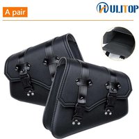 Motorcycle Side Bags Saddlebags Leather Saddle Bag Side Luggage Storage Tool For Honda/Suzuki/Yamaha Pouch Bag Universal