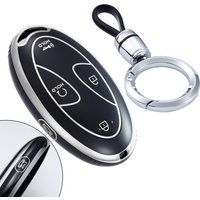 Key Fob Cover Fits for Hyundai 2024-2026 Tucson Elantra SEL Santa Fe Kona Sonata IONIQ 6 TPU Car Key Case Protector