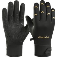 AliExpress Autumn and Winter Outdoor Touch Screen Windproof, Waterproof and Warm Cycling Sports Fleece-Lined Ski Gloves Full Finger