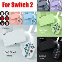 Split Type Soft TPU Protective Case for Switch 2 Protective Cover for Switch 2 Console And Joy-Cons With Joystick Caps for SW 2