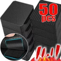 New Carpet Fixing Stickers Double Faced High Adhesive Car Carpet Fixed Patches Home Floor Foot Mats Anti Skid Grip Tapes 2/50pcs