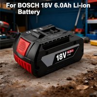 18V 6,0Ah Wiederaufladbare Batterie für Bosch 18V 6,0AH Ersatzakku Tragbarer Ersatz für GBA GSR GSB BAT618 BAT609 BAT620