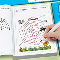 Children's Early Learning Maze Puzzle Book, Concentration Training Game, Maze Training Book for Improving Concentration, Intelligence Development Toy, a Puzzle Game Designed to Enhance Students'