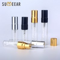 100 Teile/los 3 ml 5 ml Probe Spray Flasche Tragbare Transparent Glas Parfüm Flasche Zerstäuber Container Reise Parfum Frauen parfüm