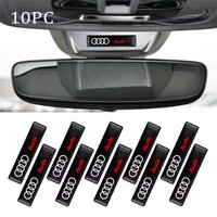 10/20Pcs Car Styling 3D Epoxy Vinyl Stickers Auto Decal Accessories For Audi A3 A4 B8 8P A6 C7 A5 Q5 B7 SLINE QUTTRO RS Q3 Q7 S3