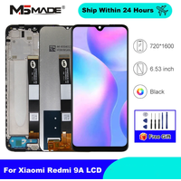 6.53'' For Xiaomi Redmi 9A Display LCD Touch Screen Digitizer For Redmi 9C LCD Replacement Parts With Frame