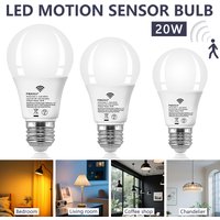2PCS Radar Motion Sensor Light Bulb E26 110V 20W LEDNight LightBedroomGardenLED Bulbs For Home