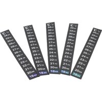 5/10/20PCS Dual Scale Self Adhesive Aquarium Fish Tank Strip Stick-on Thermometer Temperature Sticker 18-34℃ & 64-93℉