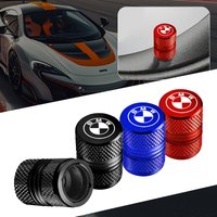 Car 3D Metal Tire Valve Caps Tyre Air Stem Covers For BMW X1 X3 X5 X6 1 2 3 5 7 Series F15 F16 F20 F22 F30 F32 G30 Sticker