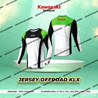 Summer New Kawasaki Racing Team Long Sleeved Jersey Motocross Breathable Quick Drying Men Women Cycling Clothes Oversized Top
