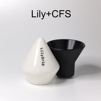 Lilygoutte-filtre à café en céramique, transformateur, verser sur l'ensemble de cafetière, améliore le débit d'égouttage, accessoires de café Pour Bar