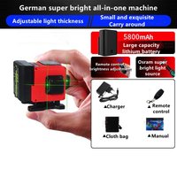 Laser Level Mini 12/16 Lines 3D/4D Self-Leveling 360 Horizontal And Vertical Cross Super Powerful Green Portable Laser Beam Line