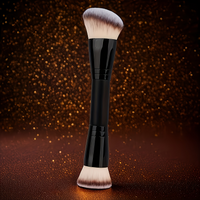 Facial Makeup Brush, a Portable Double-Headed Multi-Functional Makeup Brush, Foundation Brush, Contour Brush, Loose Powder Brush
