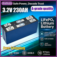 2026 New 3.2V 230Ah Lifepo4 A-class Lithium Iron Phosphate Rechargeable Battery Camping Vehicle Off-road Solar Wind Power Yacht