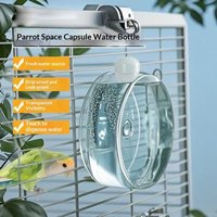 Automatic Needle Firing Pin Space Capsule Bird Water Feeder Needle Type Water Dispenser for Parakeet Cockatiel Parrot Bird