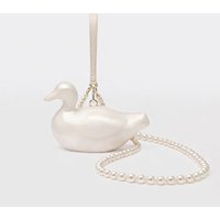 New Creative Design Swan Special-shaped Clutch Bag Women Acrylic Wedding Purse Clutch Fashion Banquet Handbags