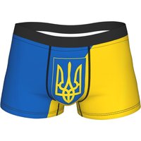 Ukraine Presidential Flag Underwear Men Shorts Briefs Comfortable Boxer Shorts Quality Custom DIY Oversize Panties