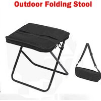 Foldable Outdoor Camping Stool Leisure Travel Picnic Chair Aluminum Alloy Folding Chair with Bag Suitable for Fishing Camping