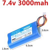 18650 Battery Pack 2S Batteries XH2.54-3p PLUG 7.4V 3000mah Rechargeable Battery Plug+PCB For led lighting Bluetooth Speaker