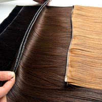 Genius Weft Hair Extensions Invisible butterfly genius Extensions Double Drawn 100% human hair Weft Extensions