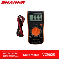 SHANHR VC9205 Handheld AC/DC Voltage Tester Meter Multimeter Digital 2000 Counts Resistance Capacitance Continuity Tester