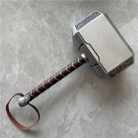 1:1 Thunder Hammer Weapons 44cm Hammer Cosplay Model Odgrywanie ról Dekoracja paska Rekwizyty sceniczne Karnawał Zabawka Prezent Guma