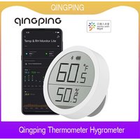Qingping Bluetooth Temperatur- und Feuchtigkeitssensor Lite Version Smart Electric Digital Smart Thermometer für Xiaomi Mijia App