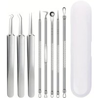 Ultra-Precise Acne And Blackhead Removal Tool Set pro Pimple Tweezers for Effective Face Care And Skin Purification JHH