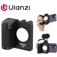 Ulanzi CG-02 Smartphone Camera Grip Bluetooth With 3-Level Fill Light Anti-Shake Handle For Vlogging Live Streaming Selfies