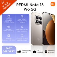 Xiaomi Redmi Note 15 Pro 5G 12+512GB Global Version MediaTek Dimensity 7400-Ultra 6.83" 120Hz AMOLED Display 200MP 6580mAh 45W