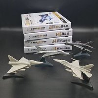 1/144 Assembly Fighter US F16 Chinese J-6 MIG-21 France Mirage 2000 Soviet MiG Jet Sand Table 4D Aircraft Model Children Toys