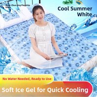 Cooling Ice Mat Bedding Summer Breathable Cold Mat Comfortable Pet Ice Pad Cooling Gel Mat Home Living Fan Accessories