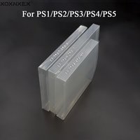 Clear Transparent Game Cartridge Box Case CIB Games Plastic PET Protector For PS5 PS4 PS3 PS2 PS1